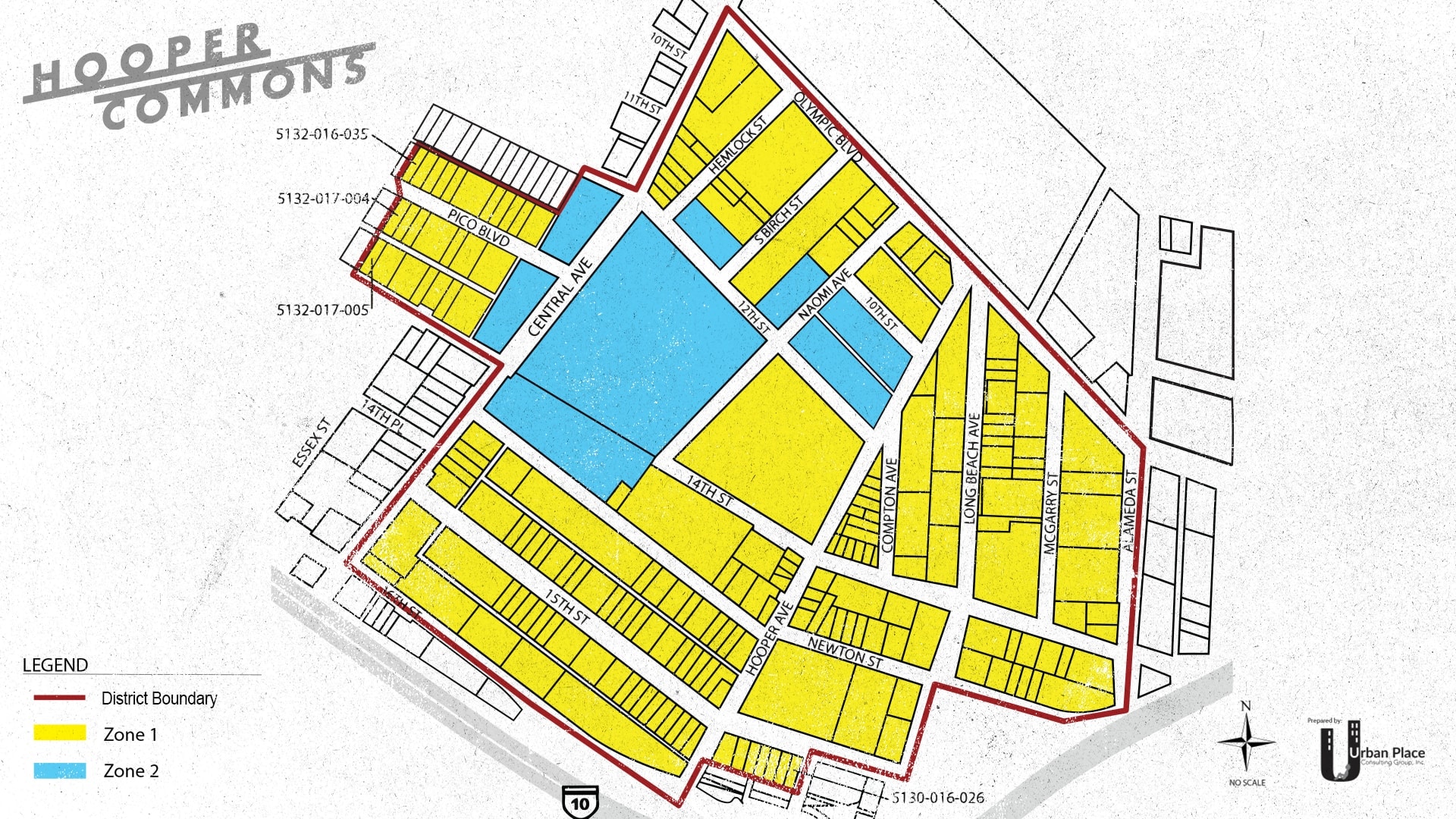 Hooper Commons Business Improvement District Map